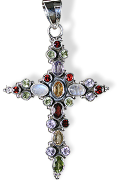 SKU 770 - a Multi-stone Pendants Jewelry Design image