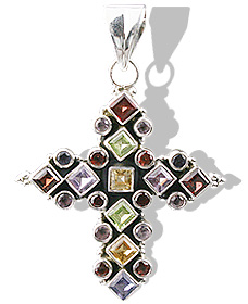 SKU 772 - a Multi-stone Pendants Jewelry Design image
