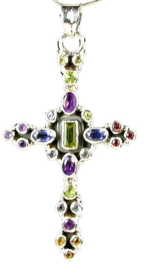 SKU 776 - a Multi-stone Pendants Jewelry Design image