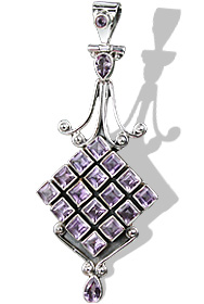 SKU 8042 - a Amethyst Pendants Jewelry Design image