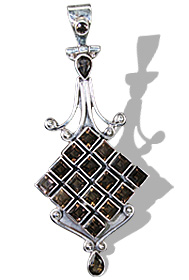 SKU 8043 - a Smoky Quartz Pendants Jewelry Design image