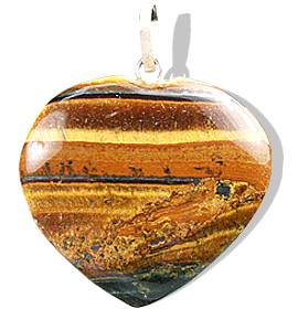 SKU 8419 - a Tiger eye Pendants Jewelry Design image