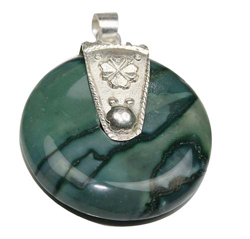 SKU 8427 - a Moss agate Pendants Jewelry Design image