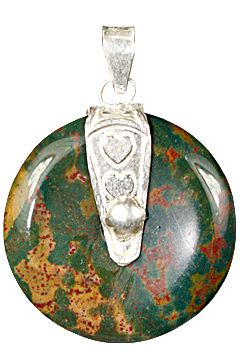 SKU 8428 - a Bloodstone Pendants Jewelry Design image