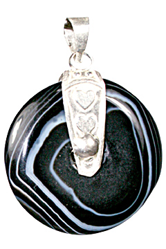 SKU 8430 - a Onyx Pendants Jewelry Design image