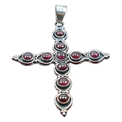 SKU 8436 - a Garnet Pendants Jewelry Design image