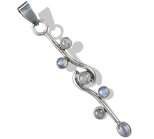 SKU 8497 - a Moonstone Pendants Jewelry Design image