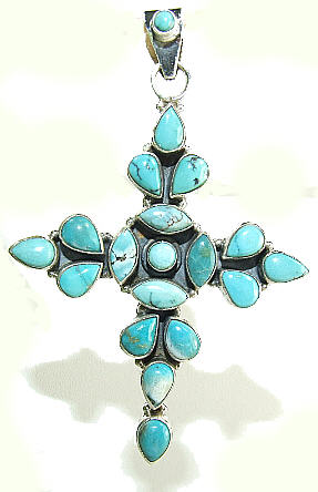 SKU 8512 - a Turquoise Pendants Jewelry Design image