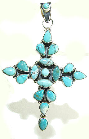 SKU 8512 - a Turquoise Pendants Jewelry Design image