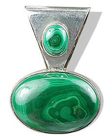 SKU 8812 - a Malachite Pendants Jewelry Design image