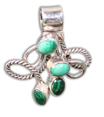 SKU 8819 - a Malachite Pendants Jewelry Design image
