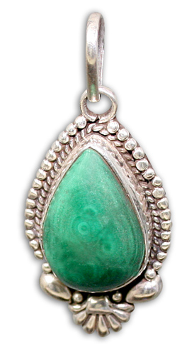 SKU 8821 - a Malachite Pendants Jewelry Design image