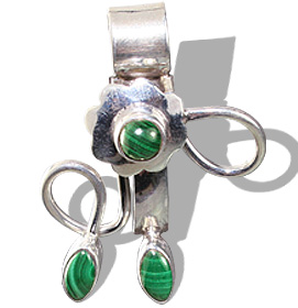 SKU 8823 - a Malachite Pendants Jewelry Design image