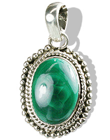 SKU 8824 - a Malachite Pendants Jewelry Design image