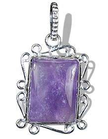 SKU 8889 - a Amethyst Pendants Jewelry Design image