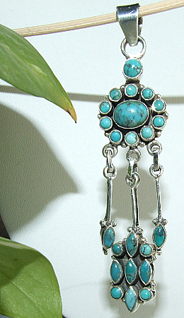 SKU 8912 - a Turquoise Pendants Jewelry Design image