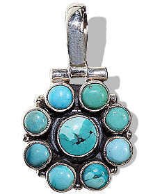 SKU 8916 - a Turquoise Pendants Jewelry Design image