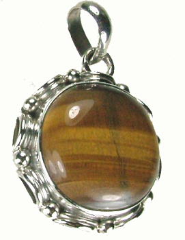 SKU 8917 - a Tiger eye Pendants Jewelry Design image