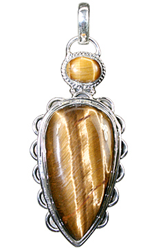 SKU 897 - a Tiger eye Pendants Jewelry Design image