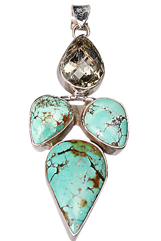 SKU 9066 - a Turquoise Pendants Jewelry Design image