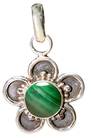 SKU 9155 - a Malachite Pendants Jewelry Design image