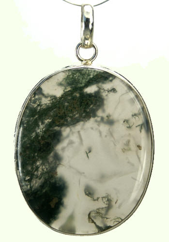 SKU 9257 - a Moss agate pendants Jewelry Design image