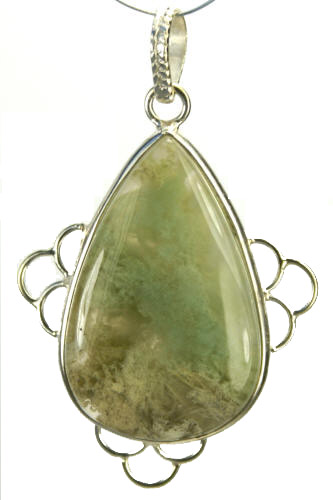 SKU 9265 - a Moss agate pendants Jewelry Design image