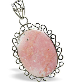 SKU 9300 - a Pink Opal pendants Jewelry Design image