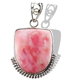 SKU 9302 - a Pink Opal pendants Jewelry Design image