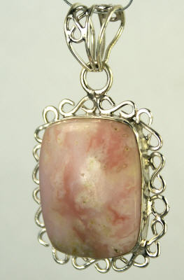 SKU 9303 - a Pink Opal pendants Jewelry Design image