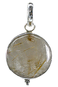 SKU 9348 - a Golden Rutile pendants Jewelry Design image