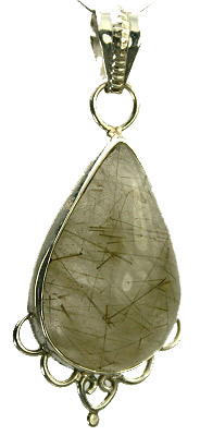 SKU 9352 - a Rutilated Quartz pendants Jewelry Design image