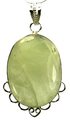 SKU 9354 - a Prehnite pendants Jewelry Design image