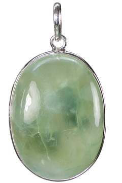 SKU 9355 - a Prehnite pendants Jewelry Design image