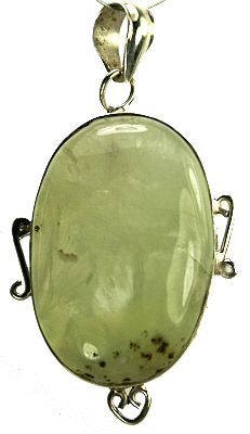SKU 9357 - a Prehnite pendants Jewelry Design image