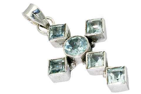 SKU 9400 - a Blue Topaz pendants Jewelry Design image
