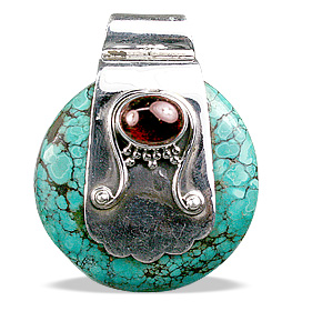 SKU 9454 - a Turquoise pendants Jewelry Design image