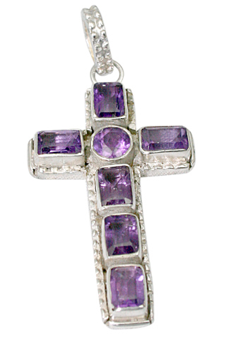 SKU 9466 - a Amethyst pendants Jewelry Design image