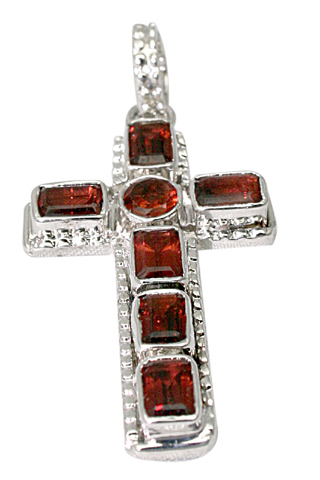 SKU 9468 - a Garnet pendants Jewelry Design image