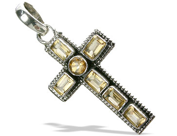 SKU 9472 - a Citrine pendants Jewelry Design image