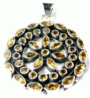 SKU 949 - a Citrine Pendants Jewelry Design image