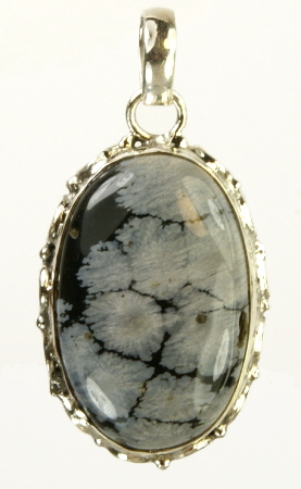 SKU 9495 - a Obsidian pendants Jewelry Design image