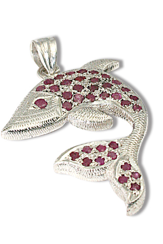 SKU 9737 - a Ruby pendants Jewelry Design image