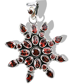 SKU 974 - a Garnet Pendants Jewelry Design image