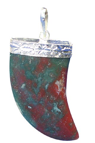 SKU 9790 - a Bloodstone pendants Jewelry Design image