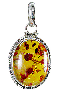 SKU 985 - a Amber Pendants Jewelry Design image