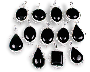 SKU 9893 - a Onyx pendants Jewelry Design image