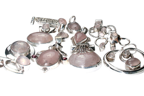 SKU 9900 - a Rose quartz pendants Jewelry Design image