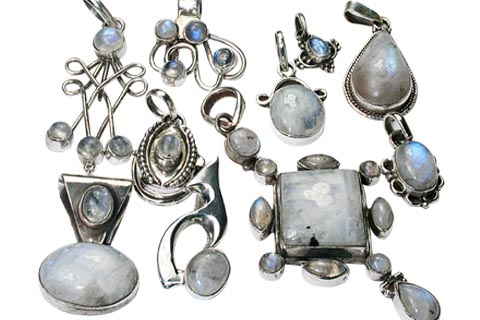 SKU 9903 - a Moonstone pendants Jewelry Design image