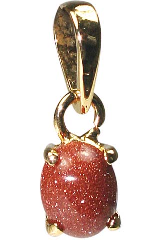 SKU 9938 - a Goldstone pendants Jewelry Design image